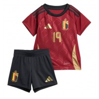 Belgien Johan Bakayoko #19 Fußballbekleidung Heimtrikot Kinder EM 2024 Kurzarm (+ kurze hosen)